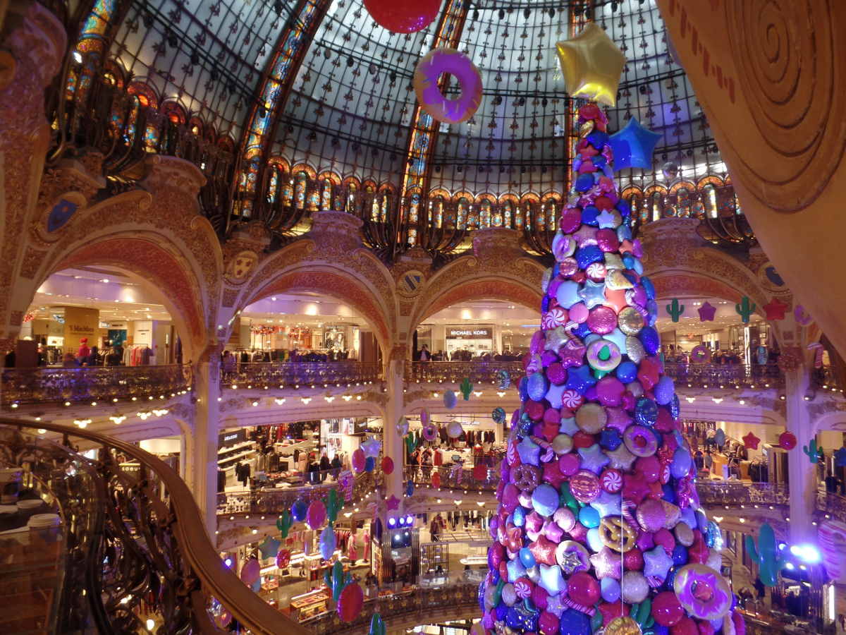 Les Galeries Lafayette à Noël