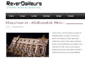 rever d'ailleurs Paris Balade